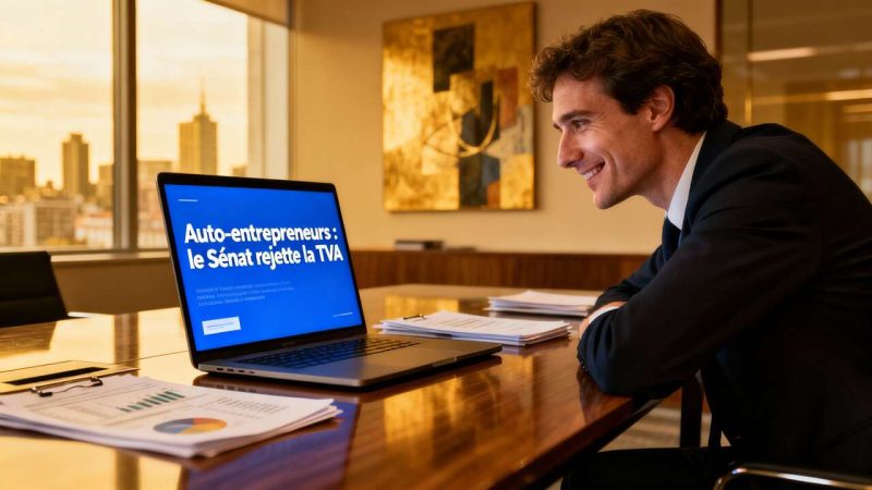Auto-entrepreneurs : le Sénat rejette la TVA, une bonne nouvelle