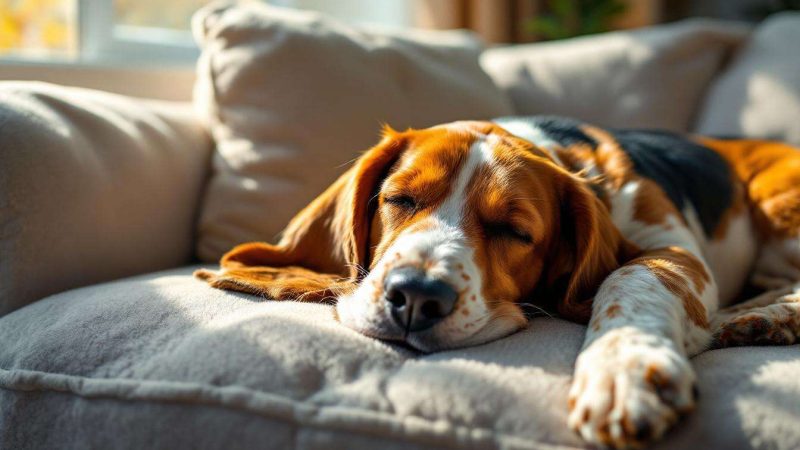 Top 9 des races de chien réputées dormir beaucoup !