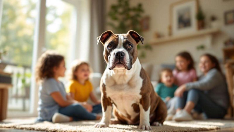 Le Staffordshire Bull Terrier est-il vraiment compatible avec une famille et des enfants en bas âge ?