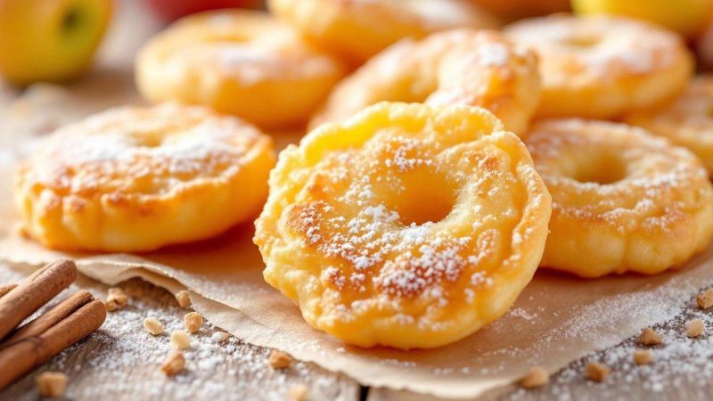 Quelques pommes suffisent pour cette recette express de beignets fondants et dorés