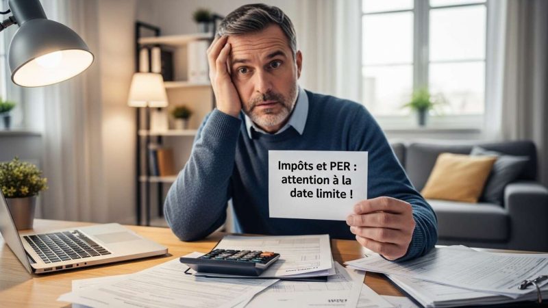 Impôts et PER : Perdez 38 448 € si vous ne faites pas ce versement avant le 31/12 !