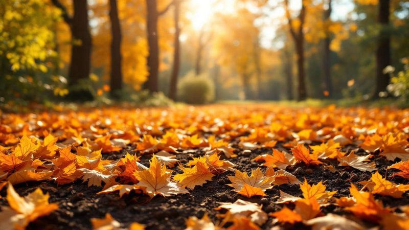 Ce paillis de feuilles : l&rsquo;astuce écologique pour enrichir votre jardin cet automne sans effort