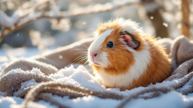 Peut-on laisser son cochon d&rsquo;Inde en extérieur pendant l&rsquo;hiver ?