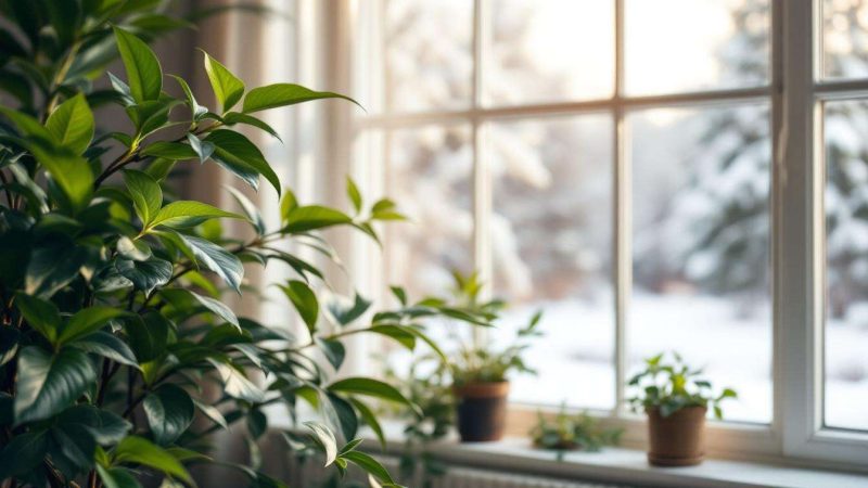 Elles ne tolèrent pas le chauffage ni le froid : voici l&rsquo;endroit parfait où mettre vos plantes d&rsquo;intérieur cet hiver