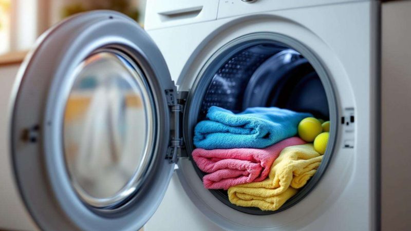 C&rsquo;est magique » : pourquoi des balles de tennis dans le lave linge rendent vos serviettes et vêtements ultra doux et réduisent la facture d’électricité