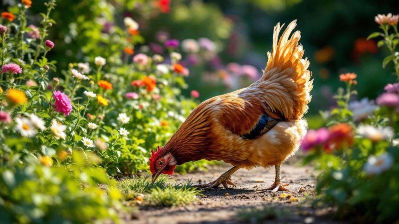 Pour dire adieu aux frelons, il suffit d’adopter cette redoutable poule au jardin