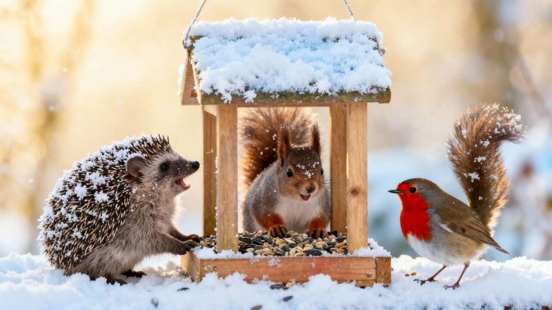 Hérissons, écureuils, rouges-gorges : cet aliment les réunira tous dans votre jardin cet hiver
