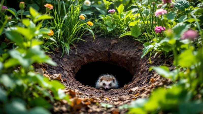 Voici comment un simple trou de 13 × 13 cm dans votre jardin peut sauver les hérissons