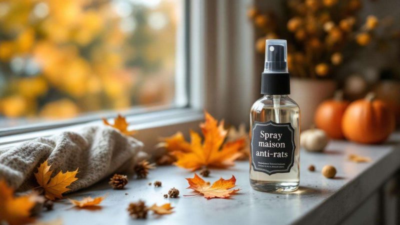Éloignez rats et souris cet automne avec ce spray maison à base de 2 ingrédients naturels