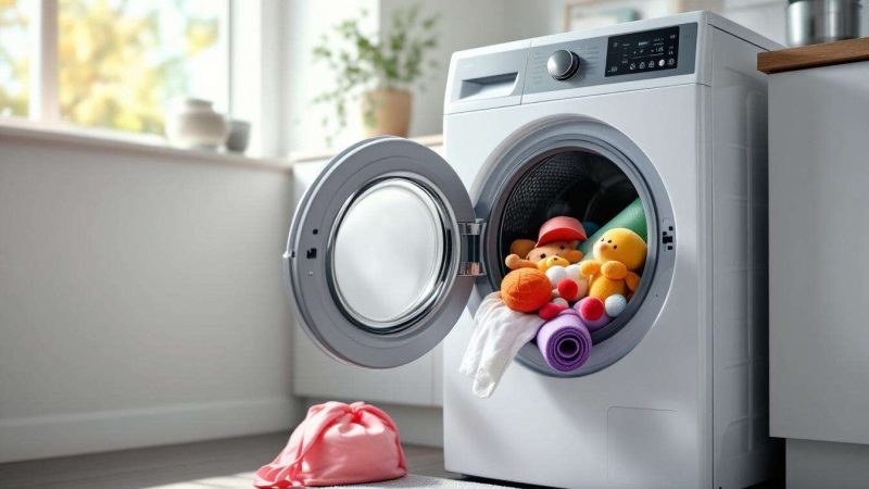 Votre machine à laver peut nettoyer bien plus que vos vêtements : ces 5 objets surprenants à y mettre