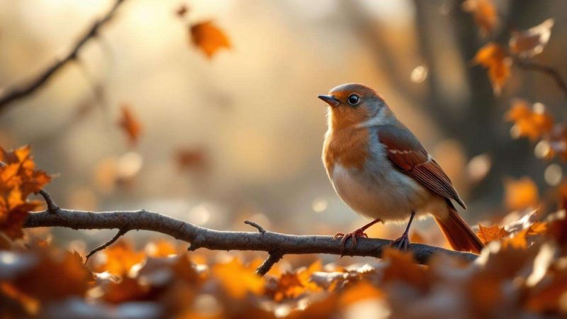 Ce petit oiseau aux ailes rouges va nous rendre visite dans nos jardins en novembre