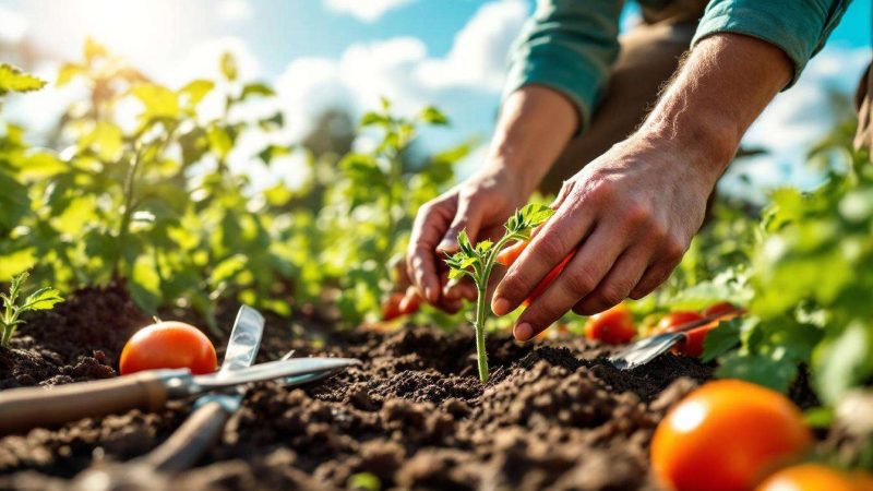 Ne jetez plus les vieux pieds de tomates avec ces astuces géniales pour les recycler au jardin