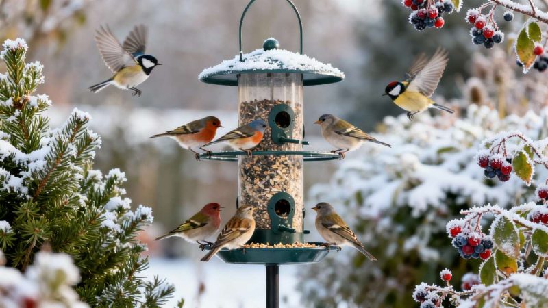 Fini les mangeoires classiques : cette alternative simple aide à nourrir les oiseaux sans les mettre en danger