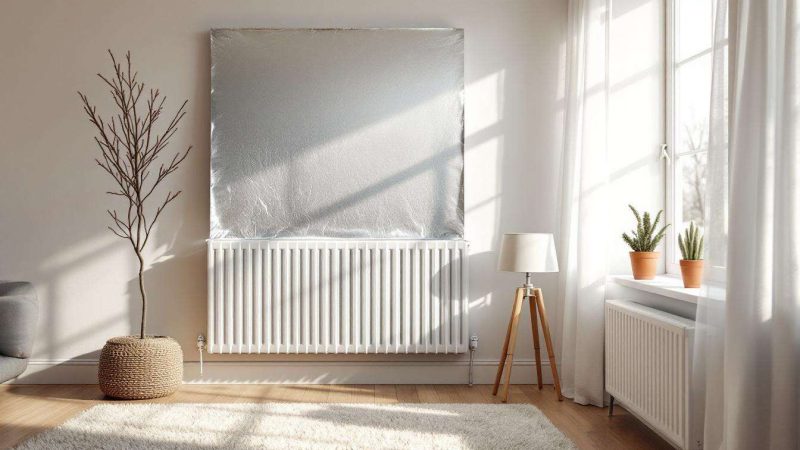 Glissez une feuille d&rsquo;aluminium derrière vos radiateurs pour transformer votre confort cet hiver