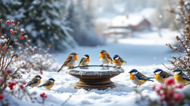 Oiseaux du jardin : quand l’eau gèle, cette astuce à 0 € leur sauve l’hiver (et dévoile un enjeu clé en station de ski)