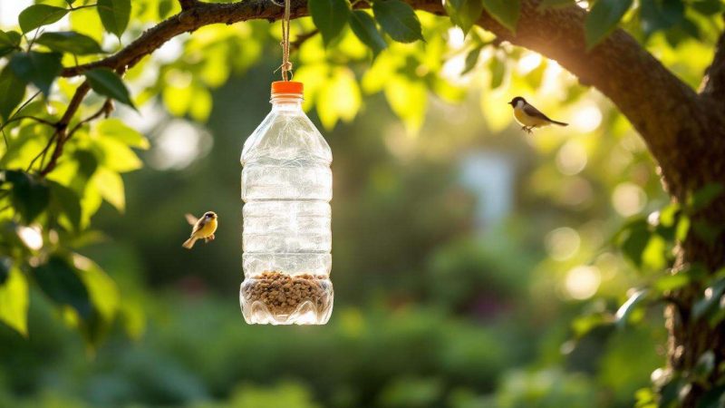 Pourquoi fabriquer une mangeoire avec une bouteille plastique ?