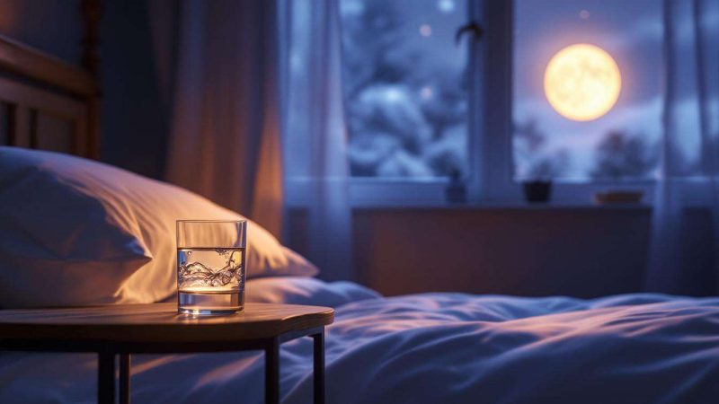 Ce que disent les médecins sur le fait de boire de l’eau juste avant de se coucher