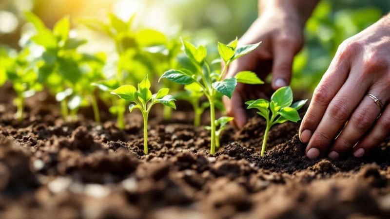 Repiquer les poivrons : le bon moment et la profondeur idéale pour chaque plant