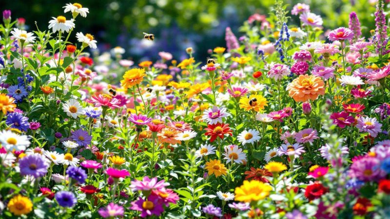 Aider les abeilles : pourquoi une seule espèce de fleur ne suffit jamais