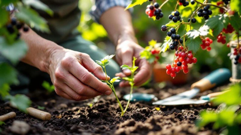Cassissier : comment obtenir gratuitement de nouveaux arbustes par bouturage