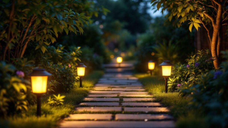 Éclairage de jardin : pourquoi les lampes solaires déçoivent souvent et quoi choisir à la place