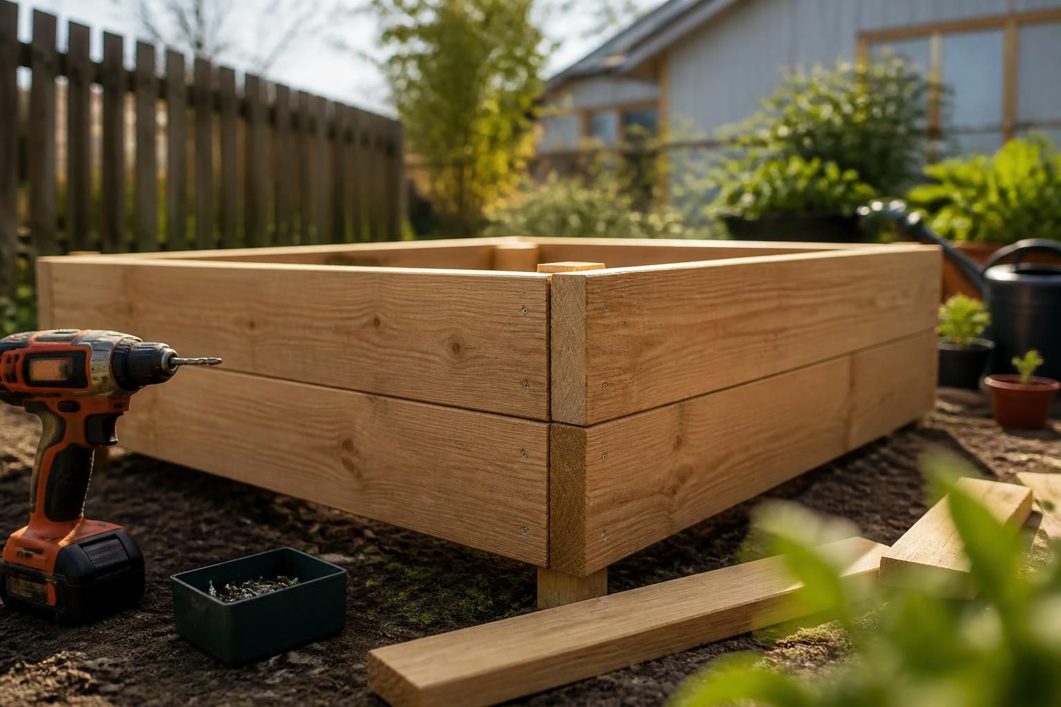Fabrication d’un potager surélevé en bois : guide pas à pas