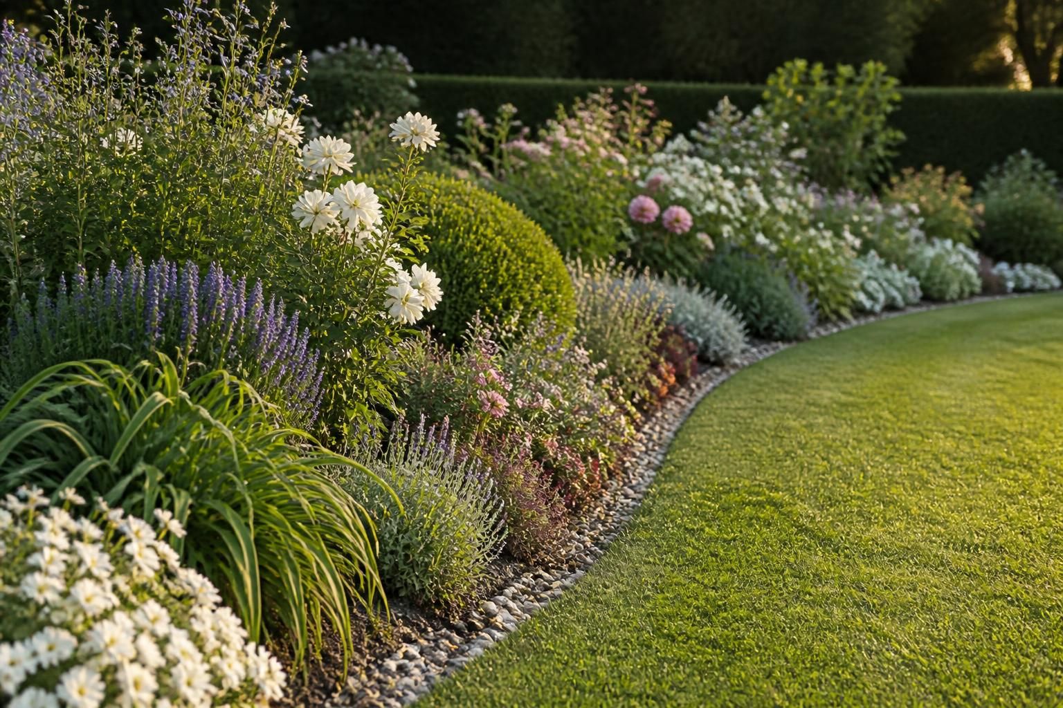 Plan de massif fleuri toute l&rsquo;année : guide et plantes