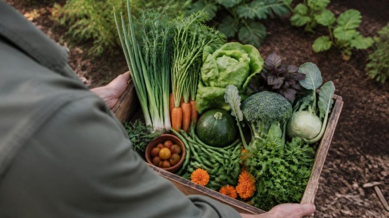 Tableau des associations de légumes au potager